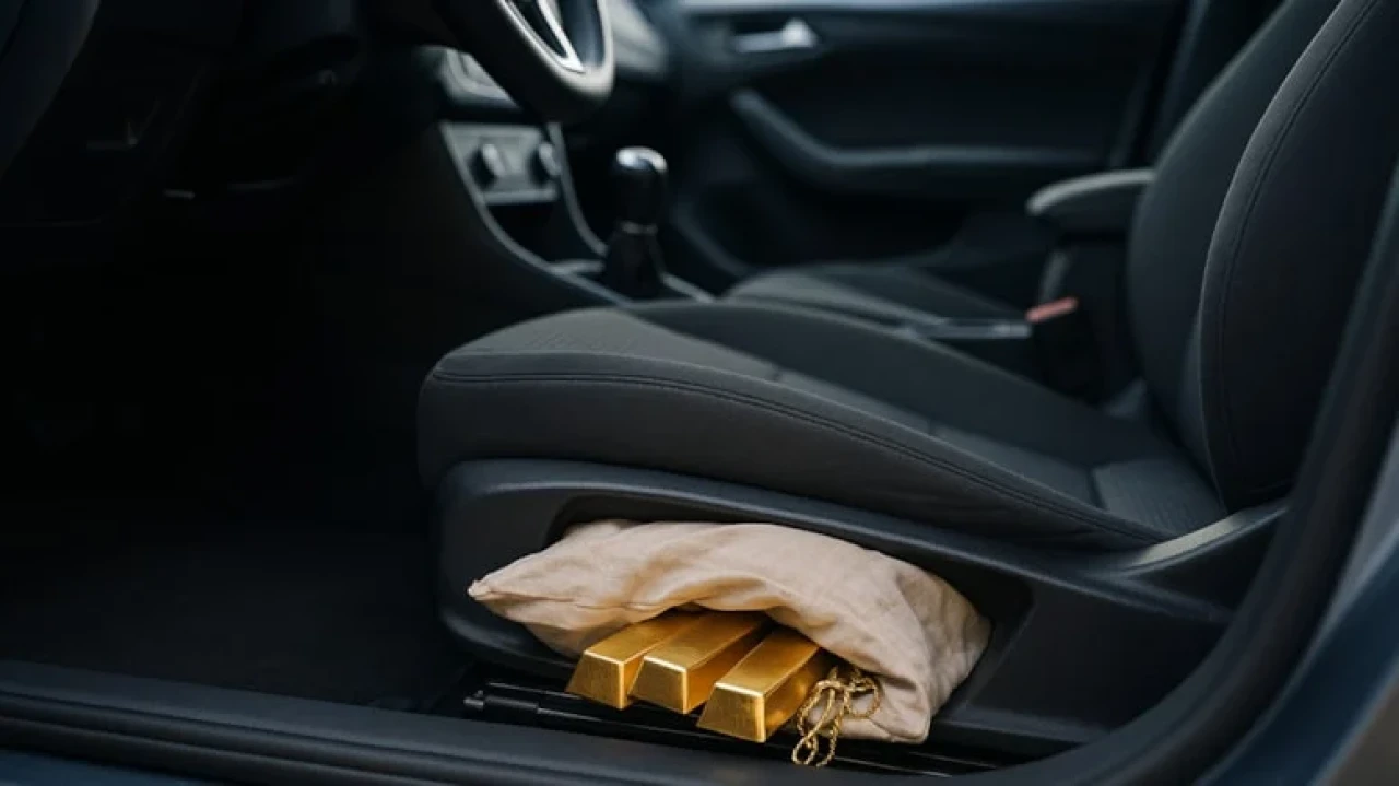 Almanya'da dolandırıcılıkla çalınan 350 bin Euro değerindeki altın otoyolda ele geçirildi