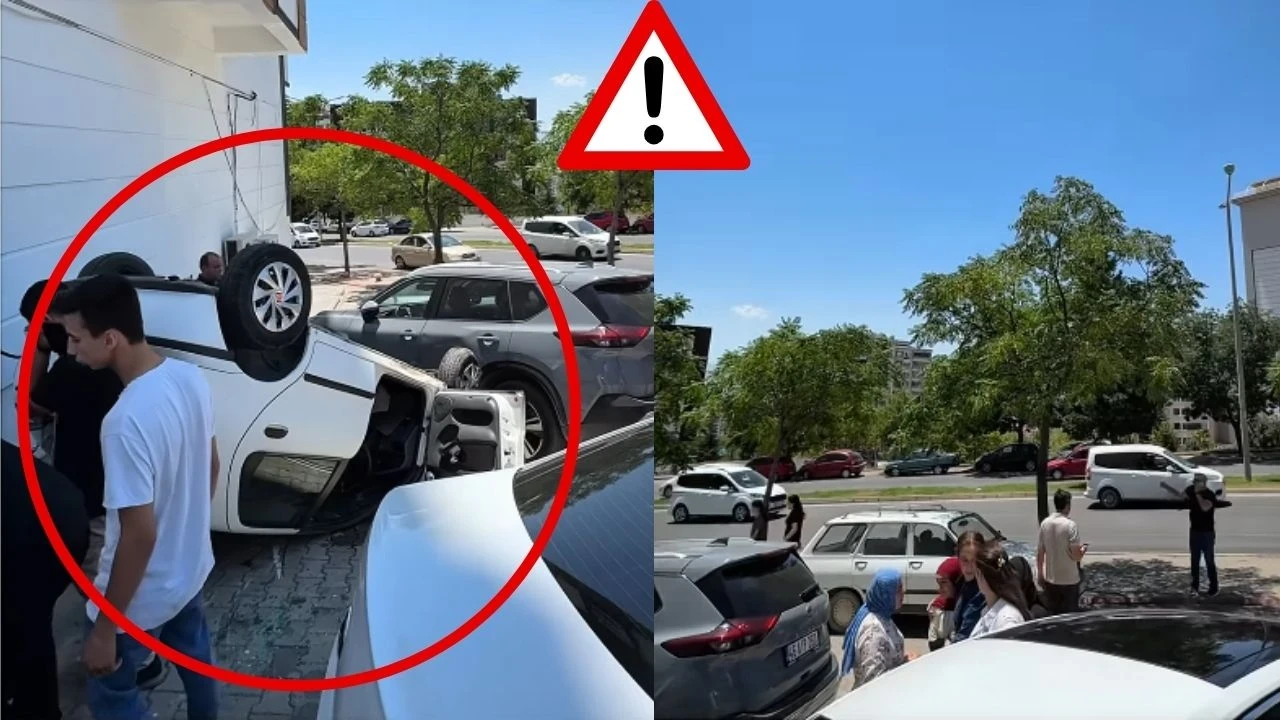 Kahramanmaraş'ta hız yapan araç takla attı, çevre halkı seferber oldu
