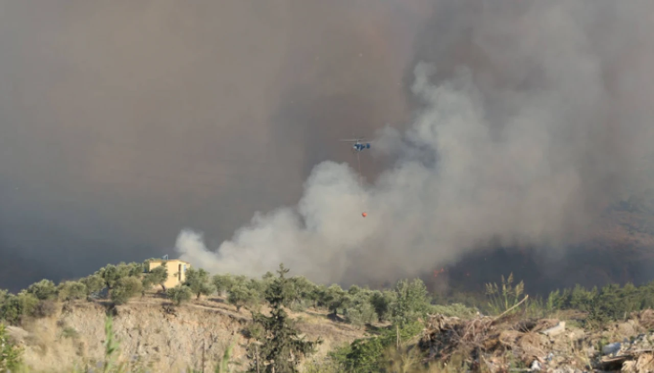 İzmir ve Hatay'da orman yangınları: Bölgeler tahliye ediliyor, müdahale devam ediyor