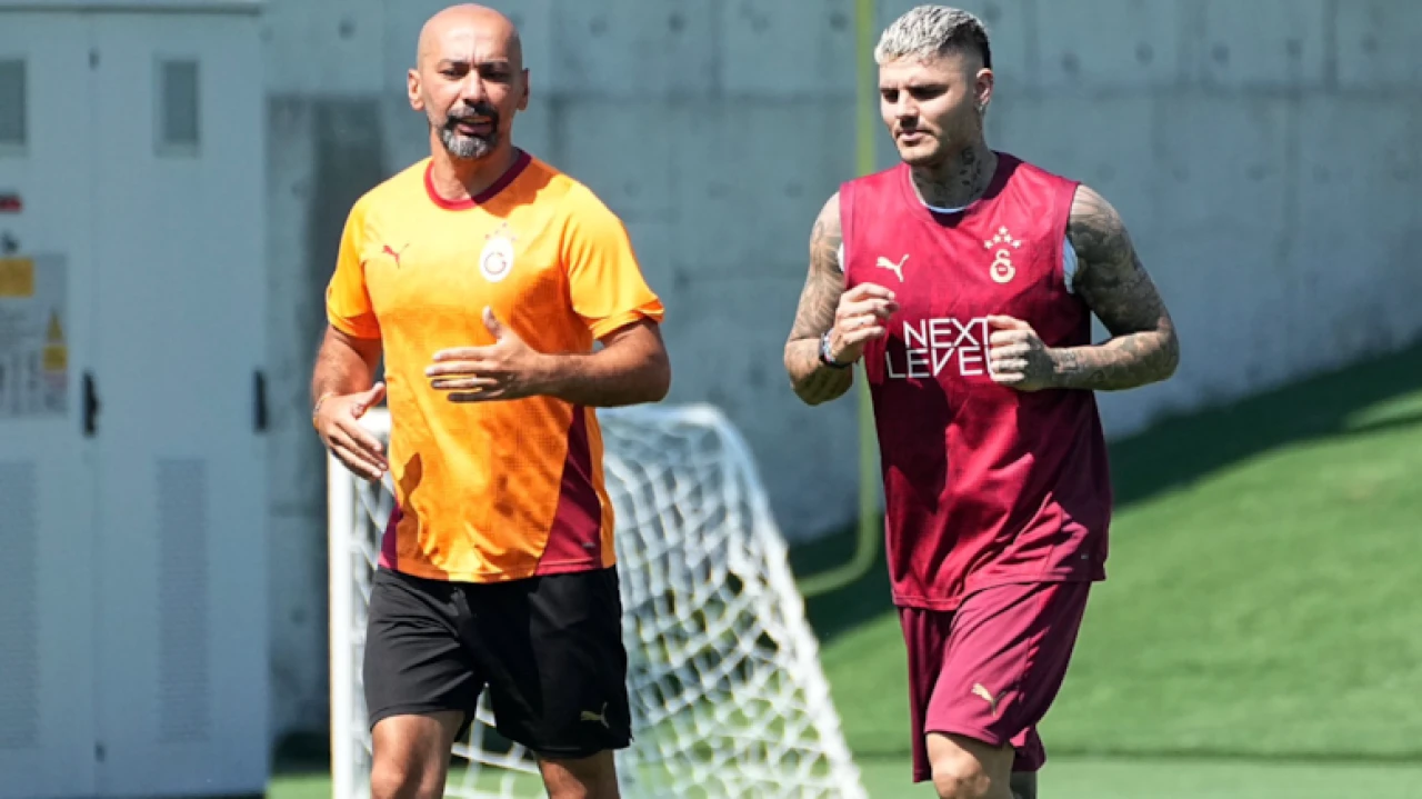 Galatasaray, Icardi ile antrenmanlarına hız kesmeden devam ediyor
