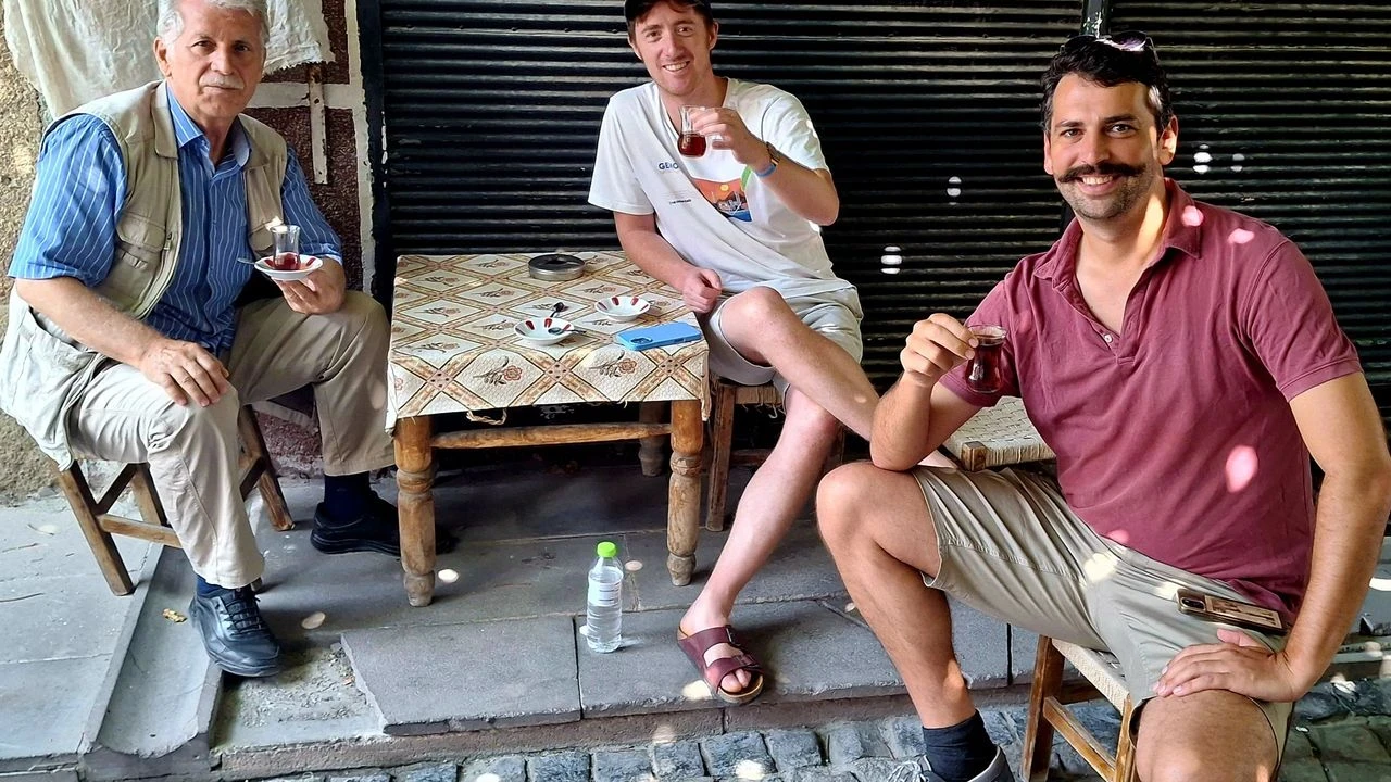 İtalyan gezginler Türkiye turunda Beypazarı'na hayran kaldı, misafirperverliklerine teşekkür ettiler