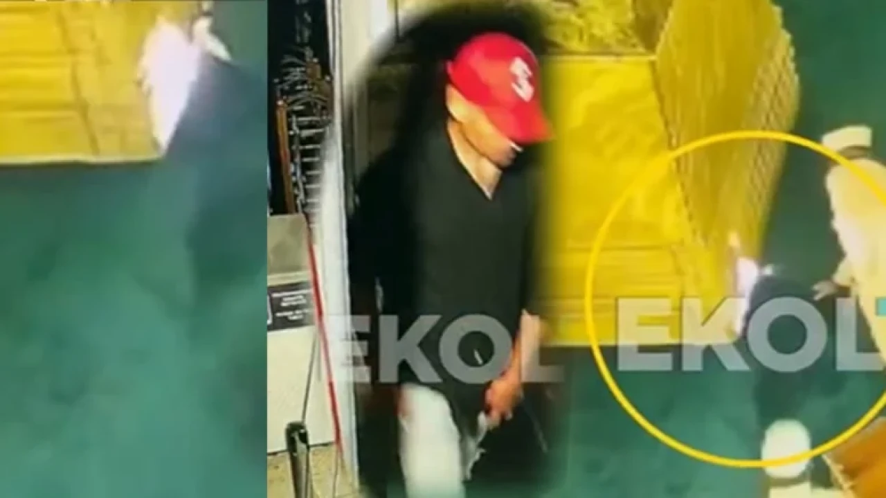 Ayasofya'da kundaklama girişimi: Kırmızı şapkalı şüpheli aranıyor