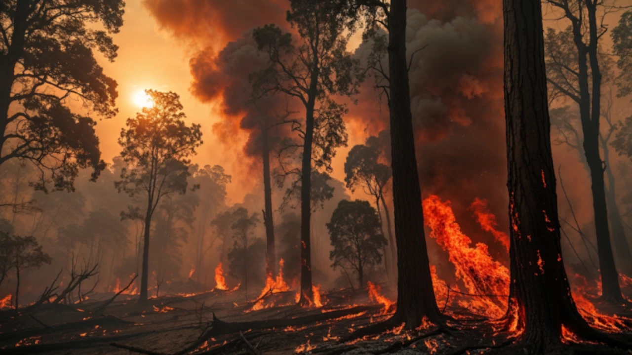 Yırtıcı kuşun balığı yangına neden oldu, Kanada'da evler alevler içinde kaldı