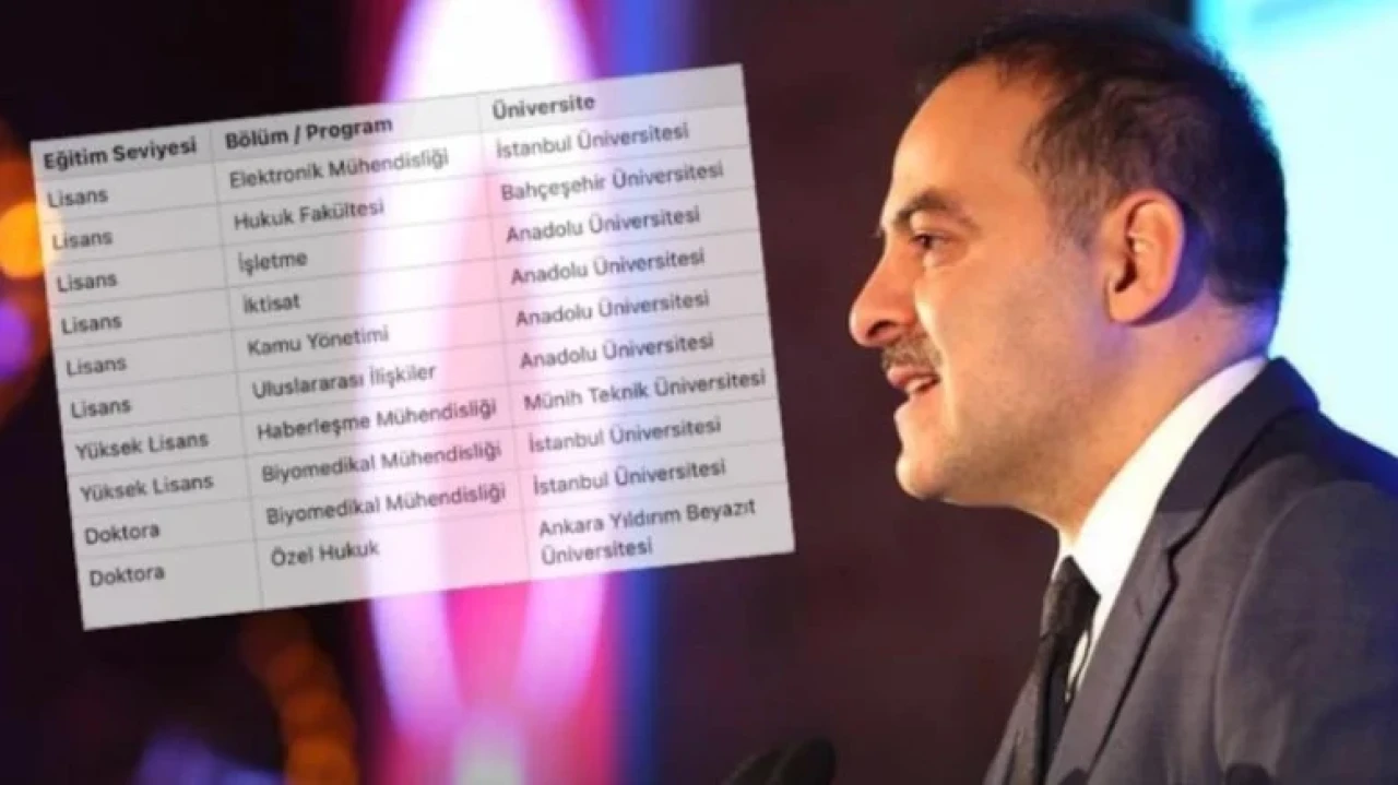 E-imza skandalında Bakan Yardımcısı Sayan'ın diploması silinmiş bilgileri tartışmalara neden oldu