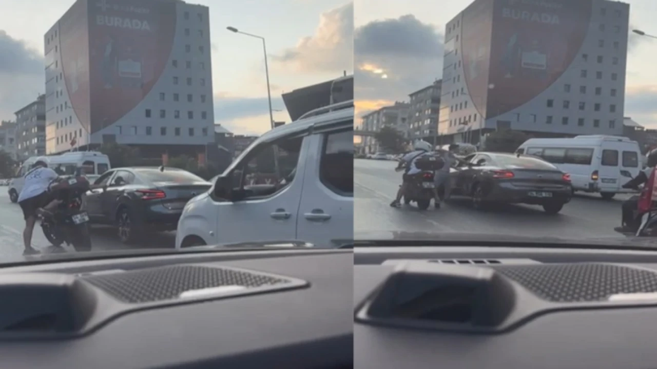 Mecidiyeköy'de Trafik Tartışması Yumruklu Saldırıya Dönüştü
