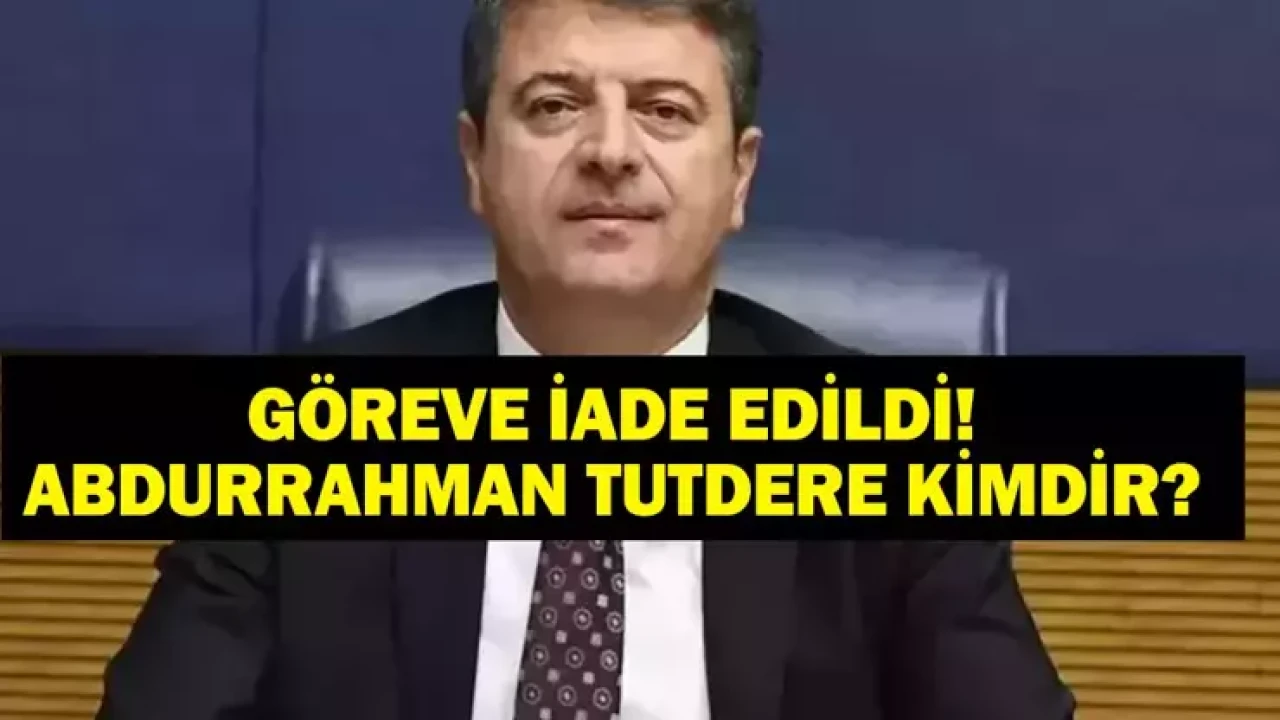 Adıyaman Belediye Başkanı Abdurrahman Tutdere göreve iade edildi, halk destekli projeler vurgulanıyor.