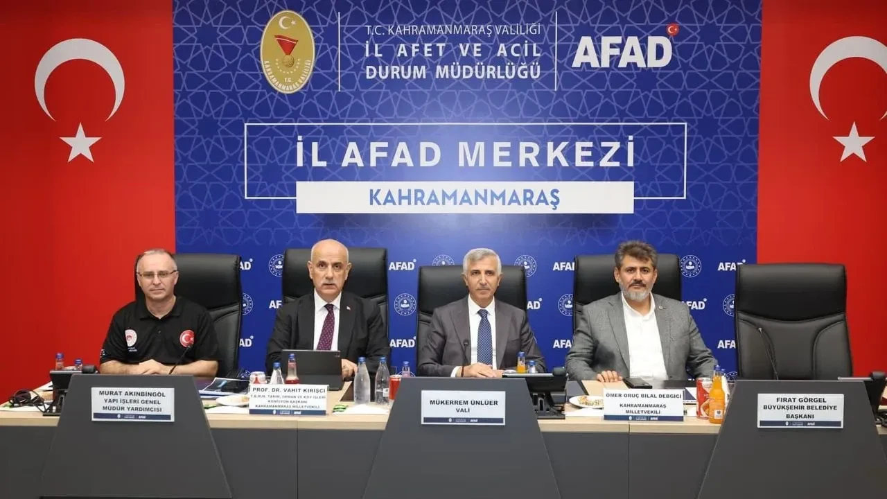 Kahramanmaraş'ta Kamu Hizmetleri İçin Koordinasyon Toplantısı Yapıldı