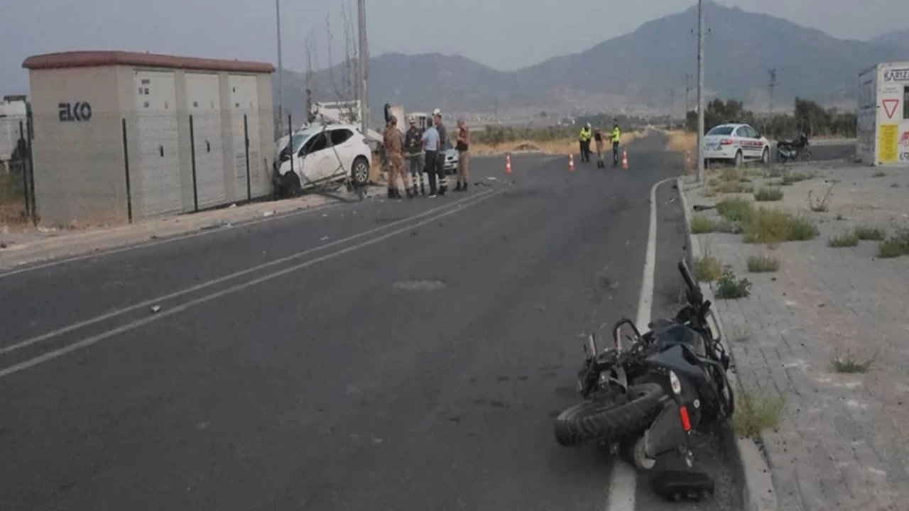 Karapınar'da otomobil ve motosiklet çarpıştı: 1 ölü, 3 yaralı