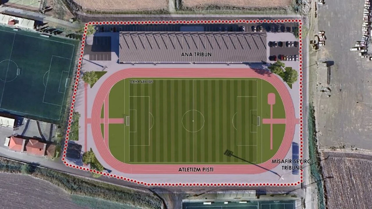 Kahramanmaraş'ta 4 Bin Kişilik Yeni Stadyumda İnşaat Hızla Devam Ediyor