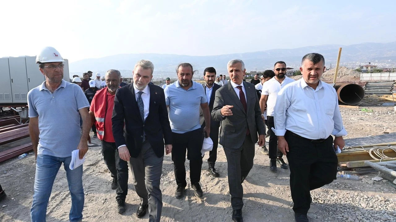 Kahramanmaraş'a kesintisiz su sağlayacak projede son aşama tamamlanmak üzere