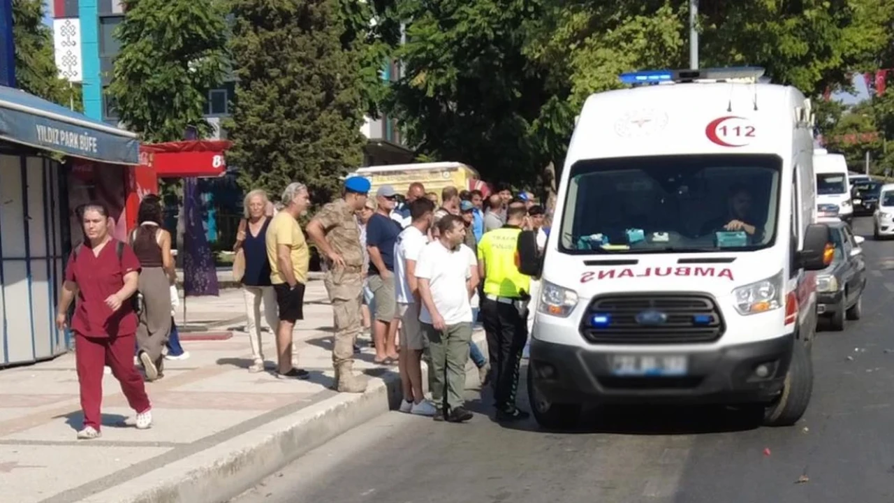 Edirne'de yaya geçidinde otomobilin çarptığı 86 yaşındaki adam hayatını kaybetti