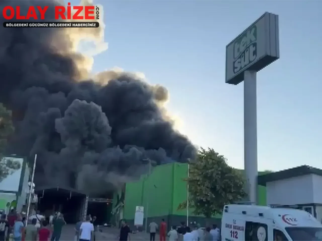 Hasanbey'deki süt fabrikasında yangın: 2 işçi hayatını kaybetti