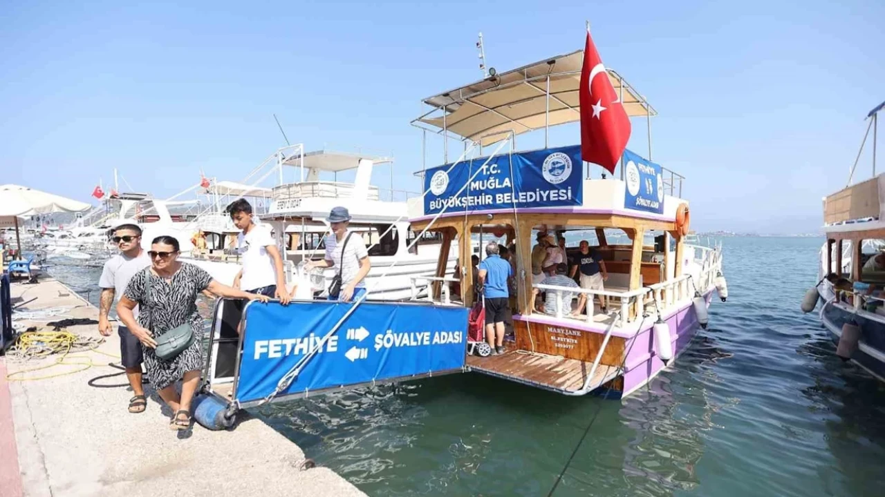 Fethiye-Şövalye Adası seferleriyle ulaşım kolaylaşıyor, indirimli tarifelerle hizmette yeni dönem!