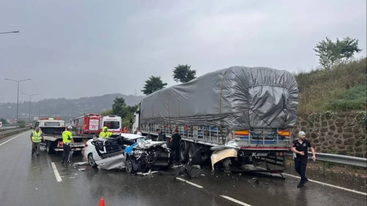 Ordu'daki trafik kazasında bir ölü, iki yaralı; inceleme sürüyor