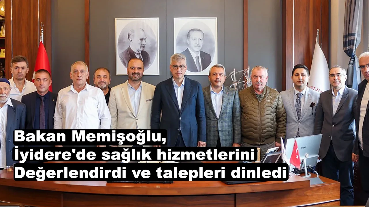 Bakan Memişoğlu, İyidere'de sağlık hizmetlerini değerlendirdi ve talepleri dinledi