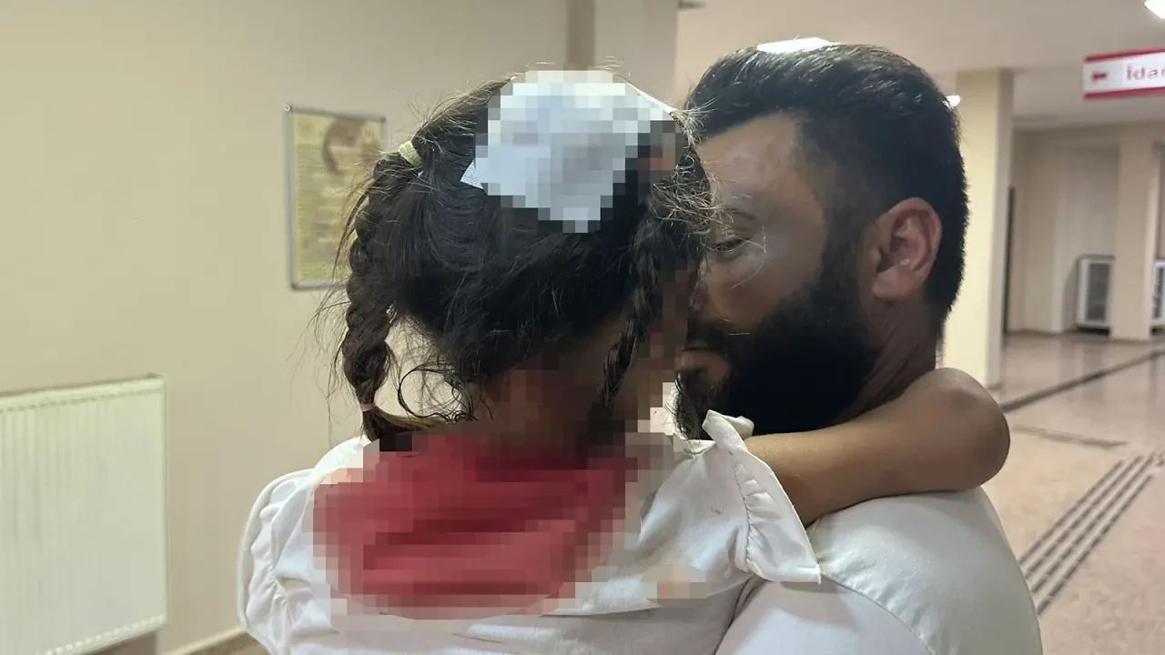 Yüksekova'da park taştı düşen çocuk hastaneye kaldırıldı, durumu iyi