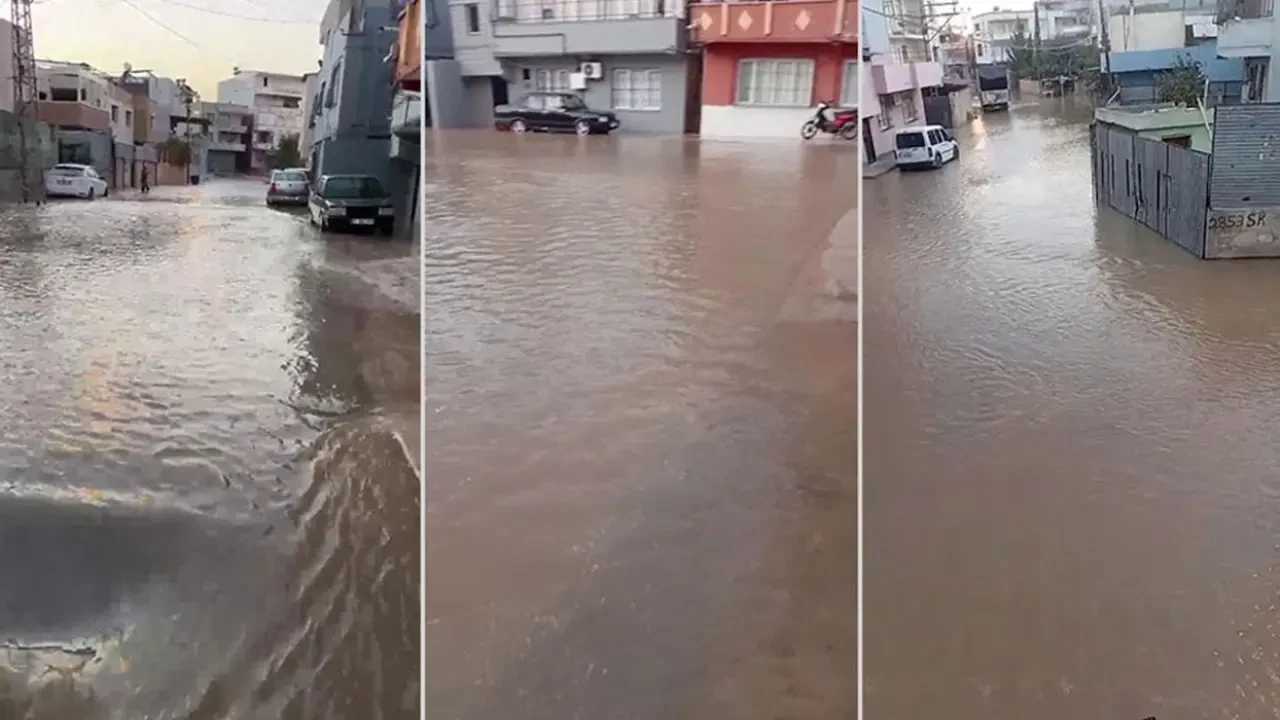 Adana'da su borusu patladı, mahalle göle döndü, sakinler isyan etti!
