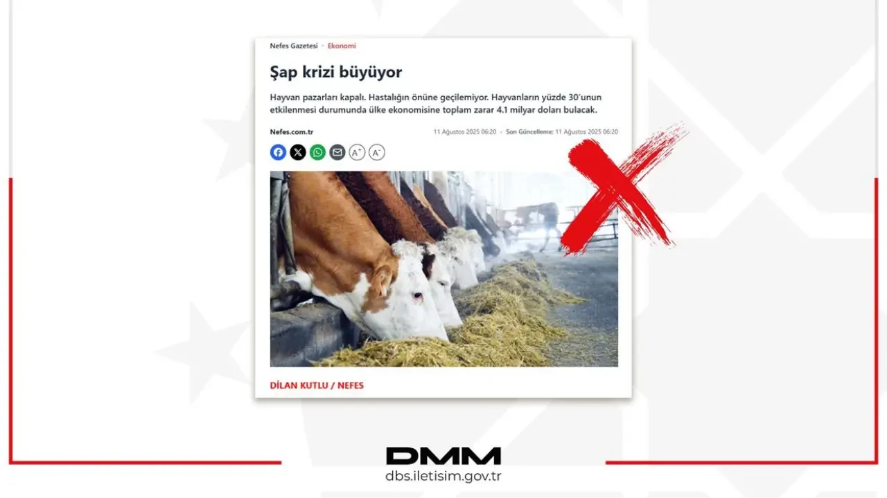 Şap hastalığı iddialarına resmi yanıt: Aşılama çalışmaları devam ediyor