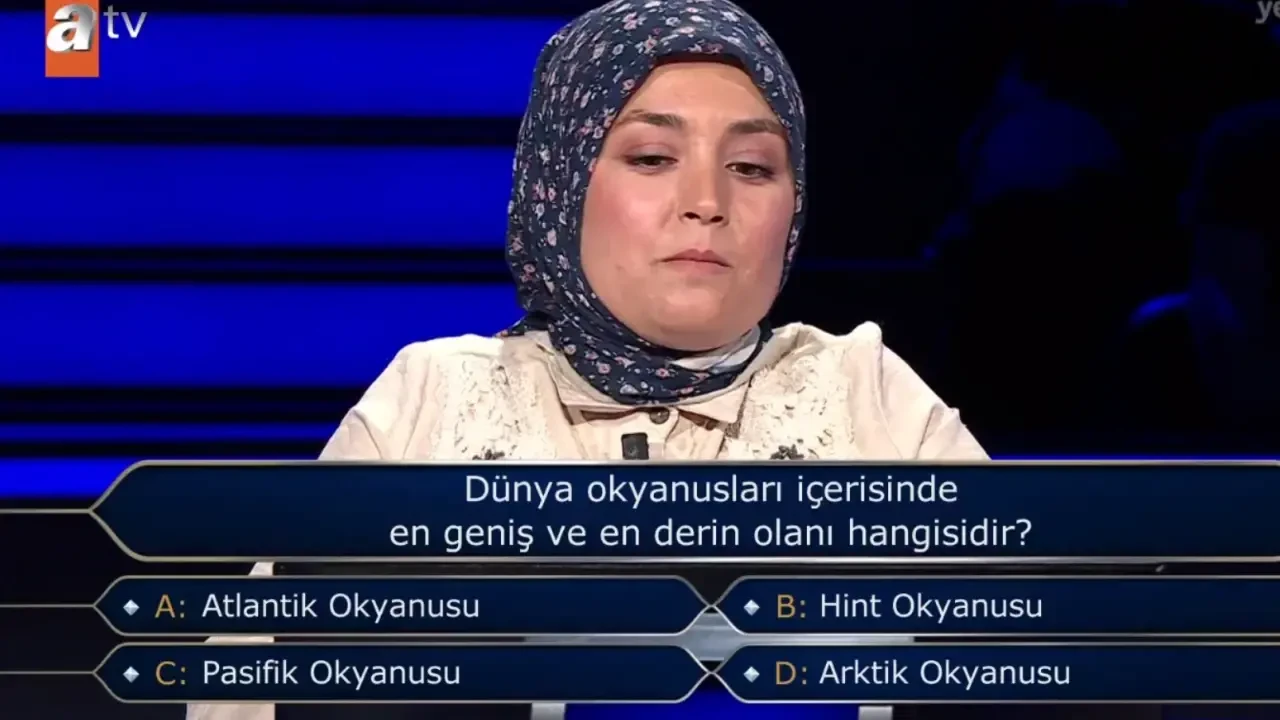 Kim Milyoner Olmak İster? Pasifik Okyanusu ile ilgili dikkat çeken soru soruldu!