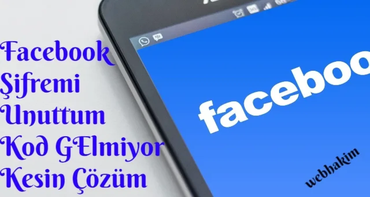 Facebook Şifremi Unuttum Kod Gelmiyor (E Posta ve Telefon Numarası Yok)