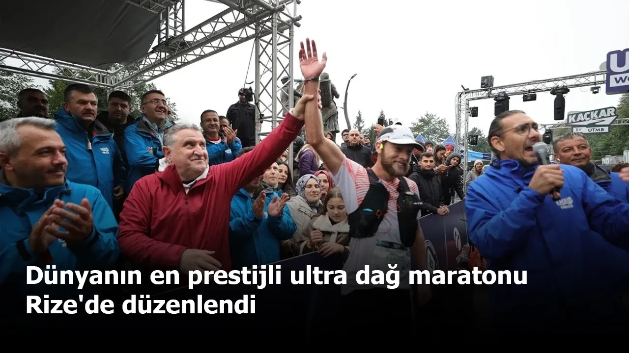 Dünyanın en prestijli ultra dağ maratonu Rize'de düzenlendi