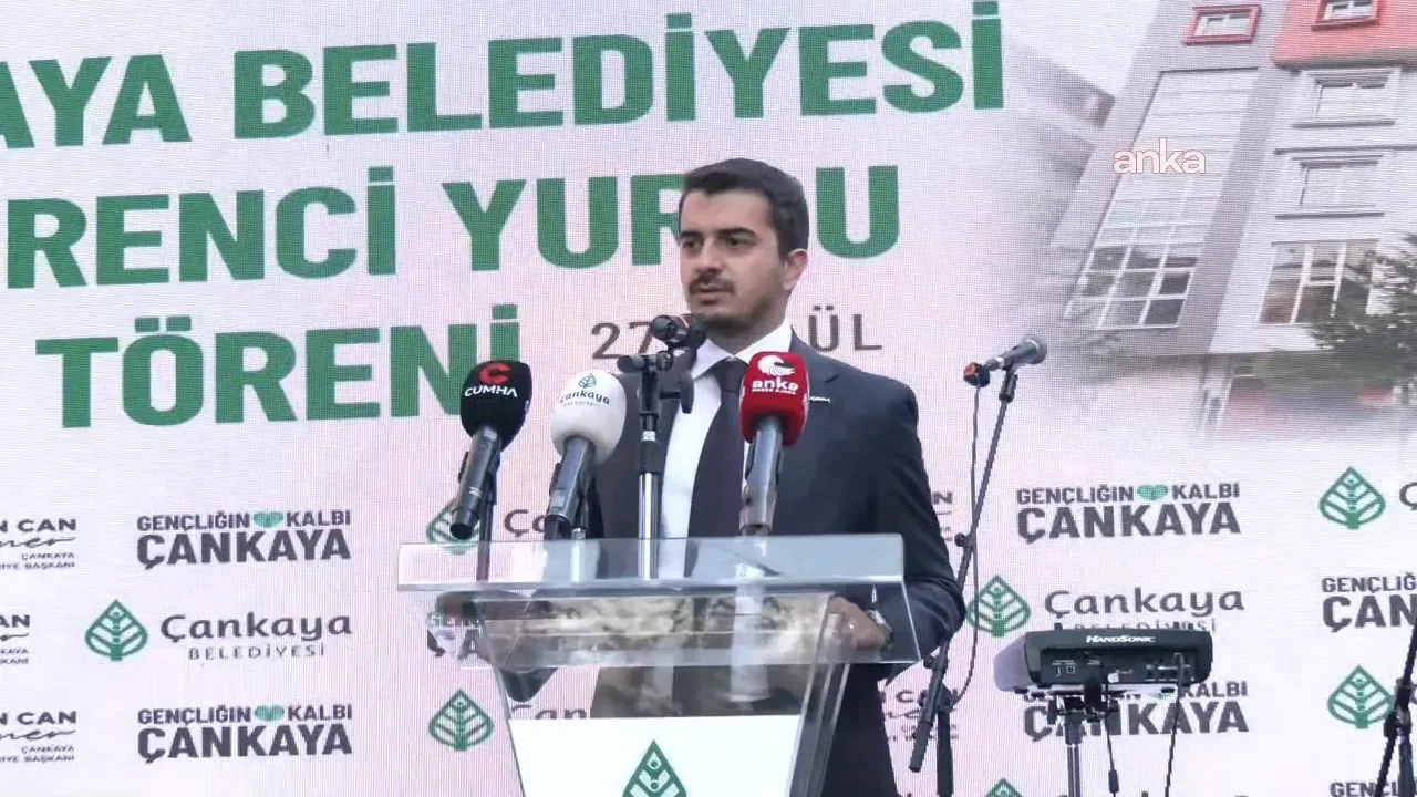 Çankaya'da 100 öğrenci kapasiteli kız yurdu açıldı, eğitime destek sürecek.