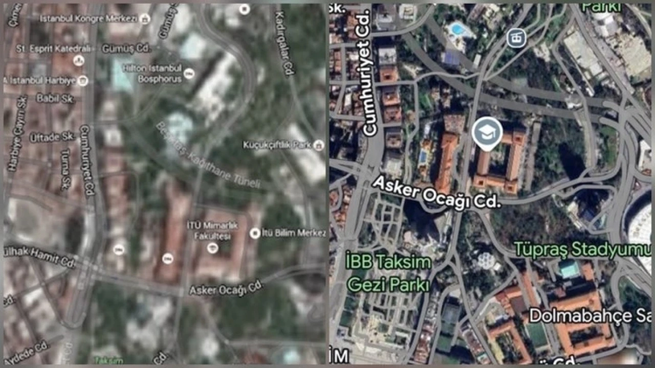 Google Haritalar'da Bulanıklık Dönemi Sona Erdi: Uydu Görünümü Artık Daha Net!