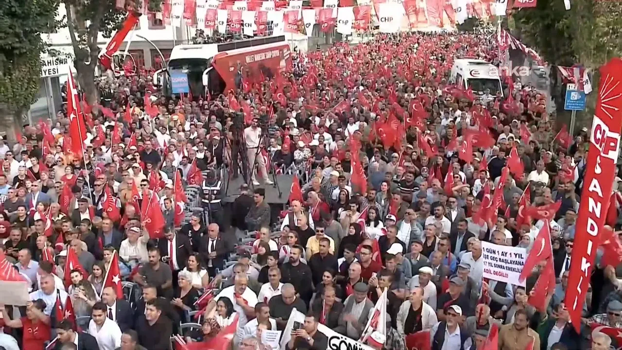 CHP'den Afyonkarahisar'da İmamoğlu için özgürlük ve erken seçim talebi!