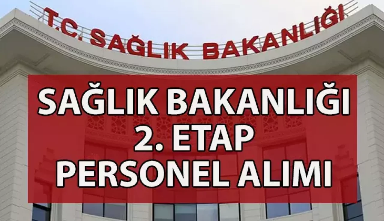 Sağlık Bakanlığı'ndan 2025 için 18 bin personel alımında geri sayım başladı!