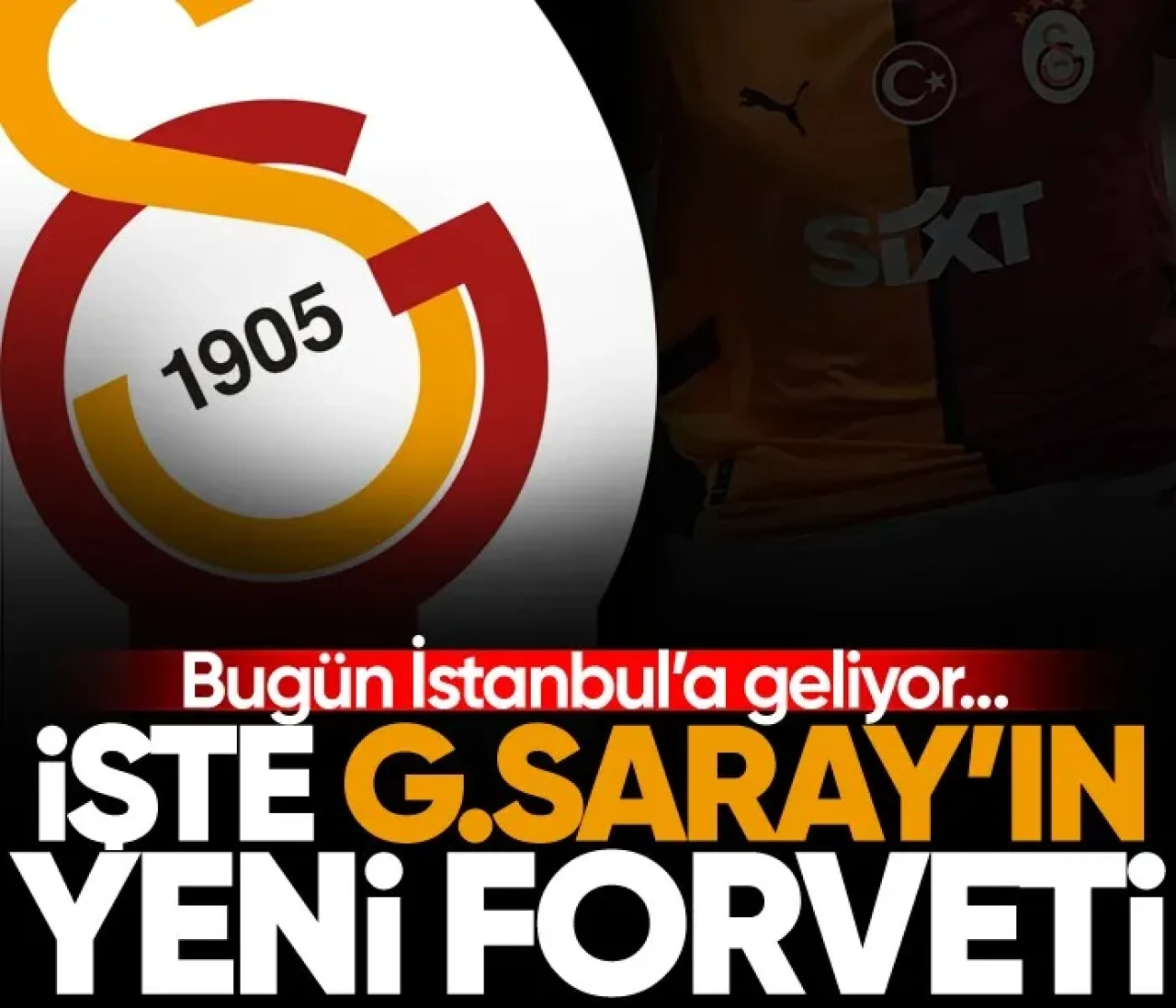 Galatasaray'ın Yeni Forveti İstanbul'a Uçtu!