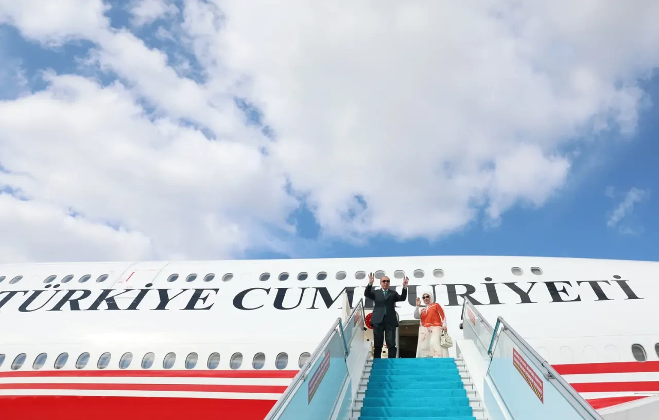 Cumhurbaşkanı Erdoğan, Katar'a gitti