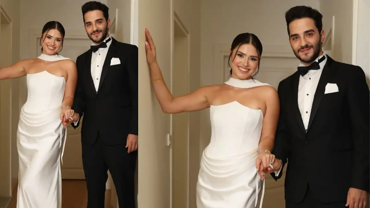 Survivor Ayşe Yüksel İle Sercan Saray Çifti Evlilik Yolunda İlk Adımı Attı! Nişanında Beyazlara Büründü