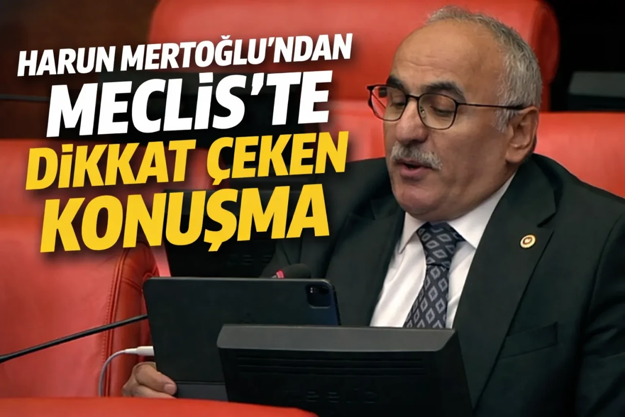 Harun Mertoğlu’ndan Meclis’te Dikkat Çeken Konuşma