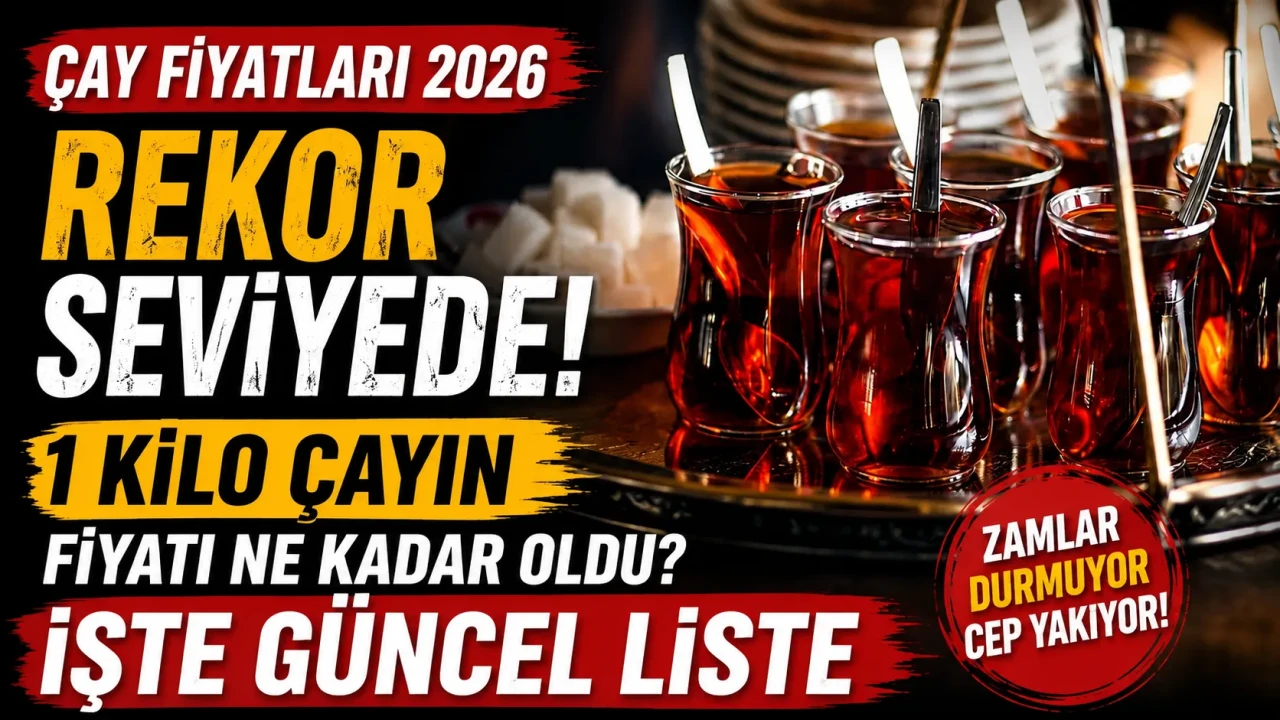 Çay Fiyatları 2026 Rekor Seviyede! 1 Kilo Çayın Fiyatı Ne Kadar Oldu? İşte Güncel Liste
