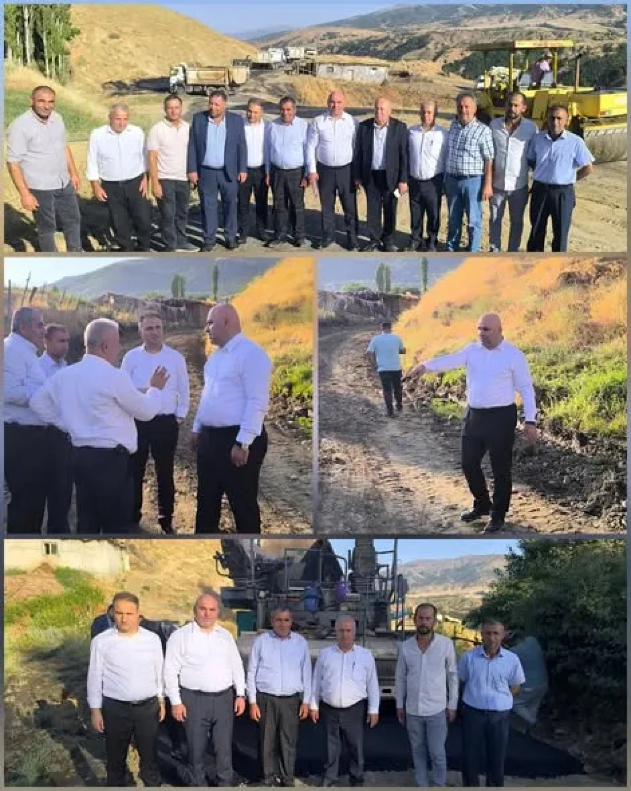 Bitlis'te Alıcık ve İkizler Köy Yollarında Asfalt Çalışmaları Yerinde İncelendi