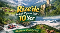 Rize’de En Çok Ziyaret Edilen 10 Yer Sıralaması