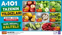 A101'den Taze Yıldızlar: 30 Nisan - 3 Mayıs Tarihleri Arası Fırsatlar Kataloğu Yayınlandı!