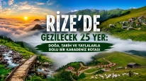 Rize’de Gezilecek 25 Yer: Doğa, Tarih ve Yaylalarla Dolu Bir Karadeniz Rotası