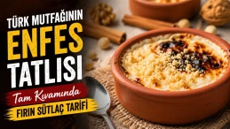 Soğuyunca Taş Gibi Olmuyor! Kaşık Kaşık Yediren Kremsi Fırın Sütlaç