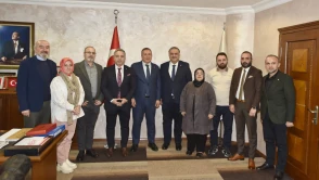 DEVA Partisi heyeti, Trabzon Ticaret ve Sanayi Odası'nı ziyaret etti