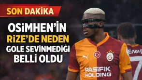 Osimhen'in Rize'de neden gole sevinmediği belli oldu