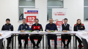 Vali İhsan Selim Baydaş, 112 Acil Çağrı Merkezi Personeliyle Sahurda Buluştu