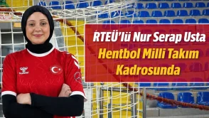 RTEÜ’lü Nur Serap Usta Hentbol Milli Takım Kadrosunda