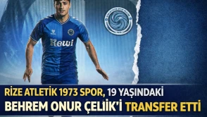 Rize Atletik 1973 Spor, 19 yaşındaki Behrem Onur Çelik'i transfer etti
