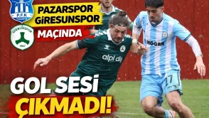 Pazarspor ve Giresunspor, TFF 3. Lig'de golsüz berabere kaldı!