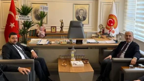 Rize Belediye Başkanı Rahmi Metin, Ali İmran Büyük'ü Ziyaret Ederek Başarılar Diledi