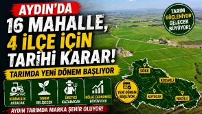 Aydın’da 16 Mahalle, 4 ilçe için Tarihi Karar: Tarımda Yeni Dönem Başlıyor