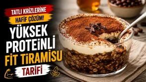 Tatlı Krizi Gelince Bunu Hazırlayın! Kaşık Kaşık Yediren Yüksek Proteinli Fit Tiramisu