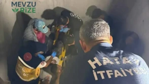 Hatay Defne'de Asansör Boşluğuna Düşen İşçi Hastaneye Kaldırıldı