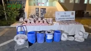 Aydın'da uyuşturucu imalathanesine baskın : 1 milyon 210 bin hap ele geçirildi